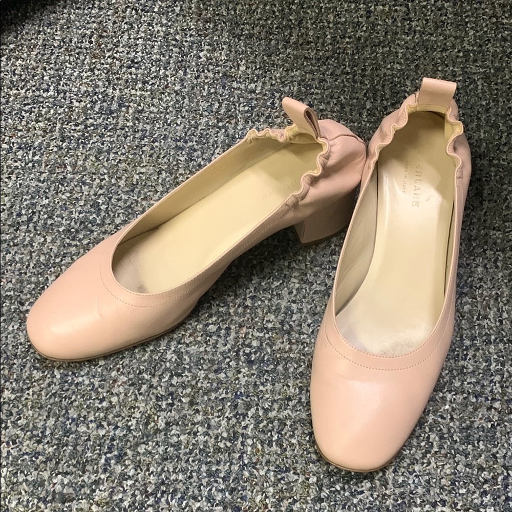 Everlane The Day Heel in soft pink